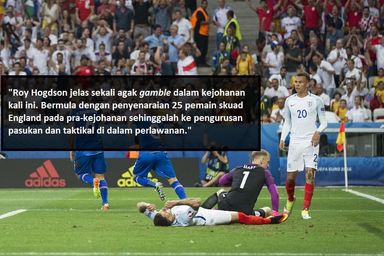 5 Sebab Kegagalan England Dalam Piala Eropah 2016