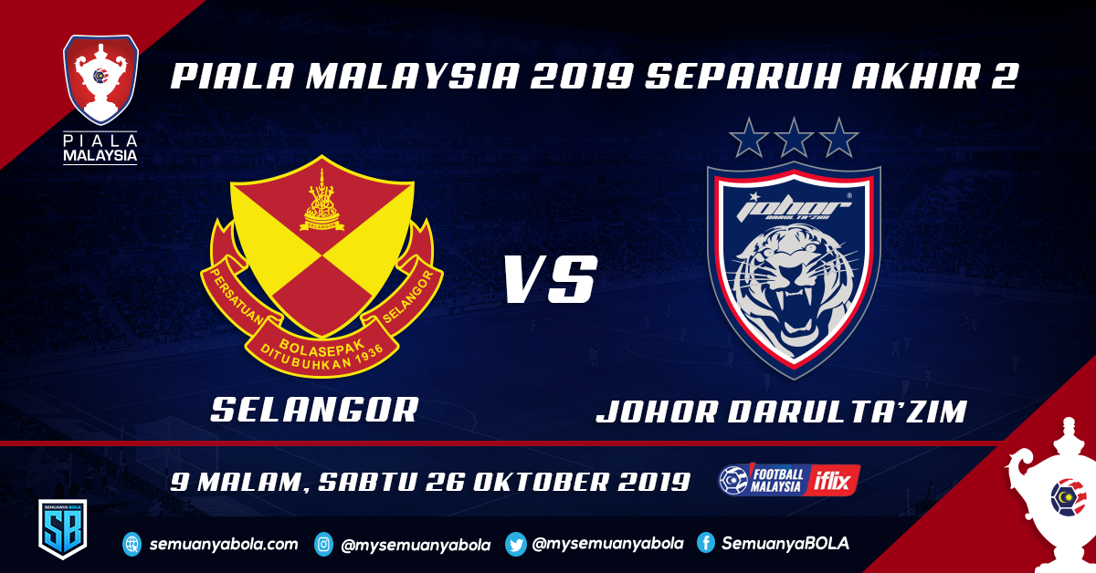 Previu Piala Malaysia 2019 Pertembungan Jdt Vs Selangor Bakal Cetus Atmosfera Luar Biasa Di Shah Alam