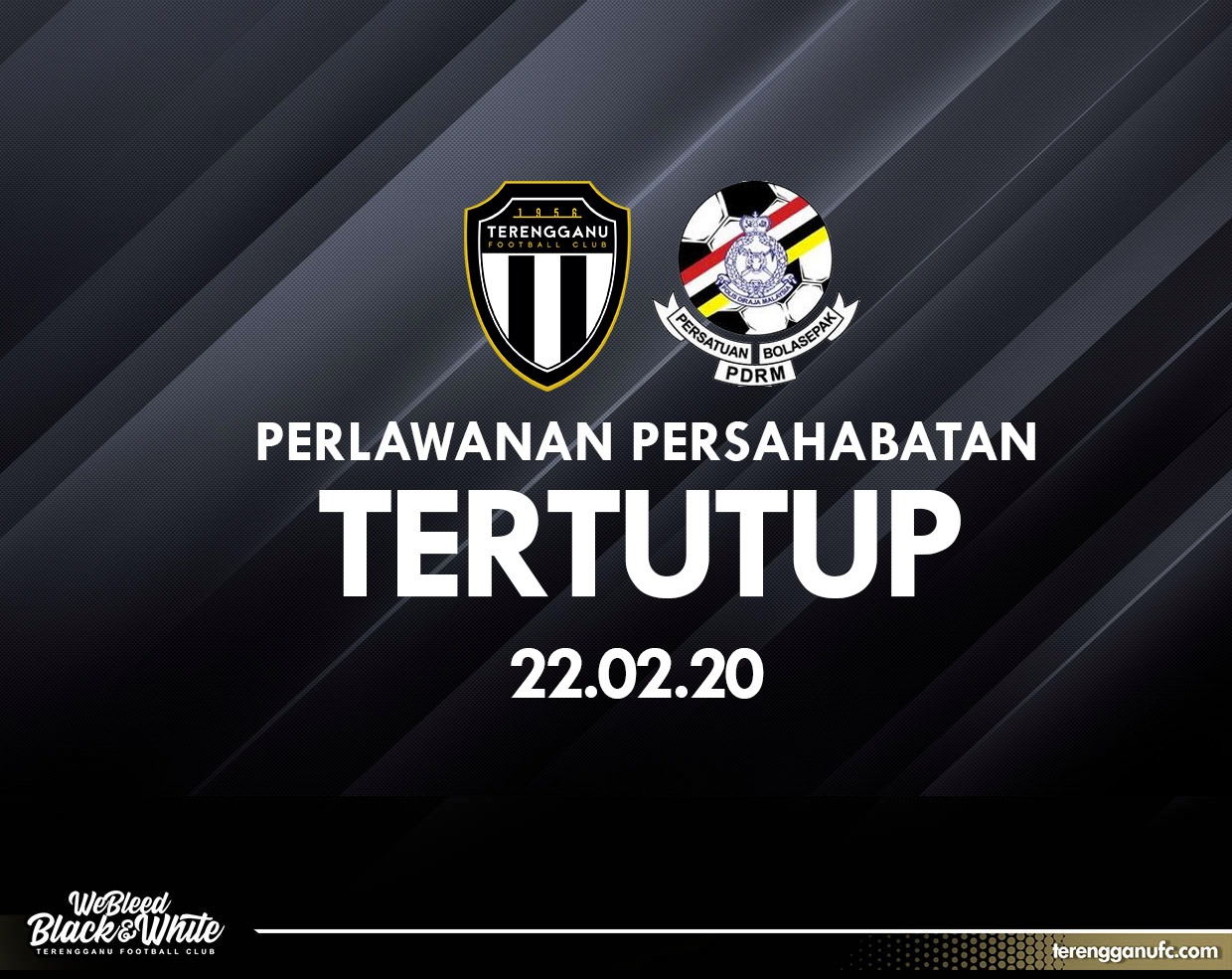 Terengganu FC PDRM Perlawanan Tertutup Pra-Musim 2020