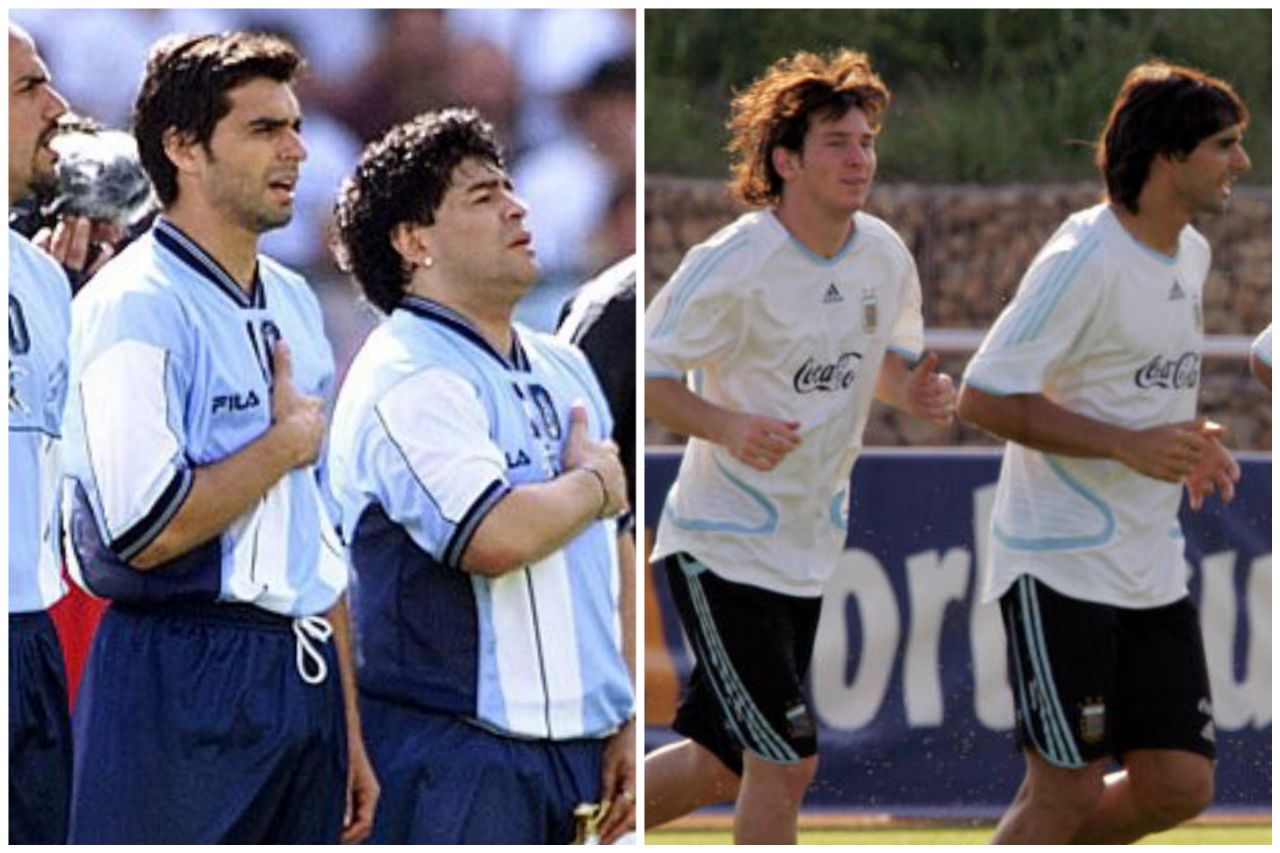 Ayala Maradona Messi