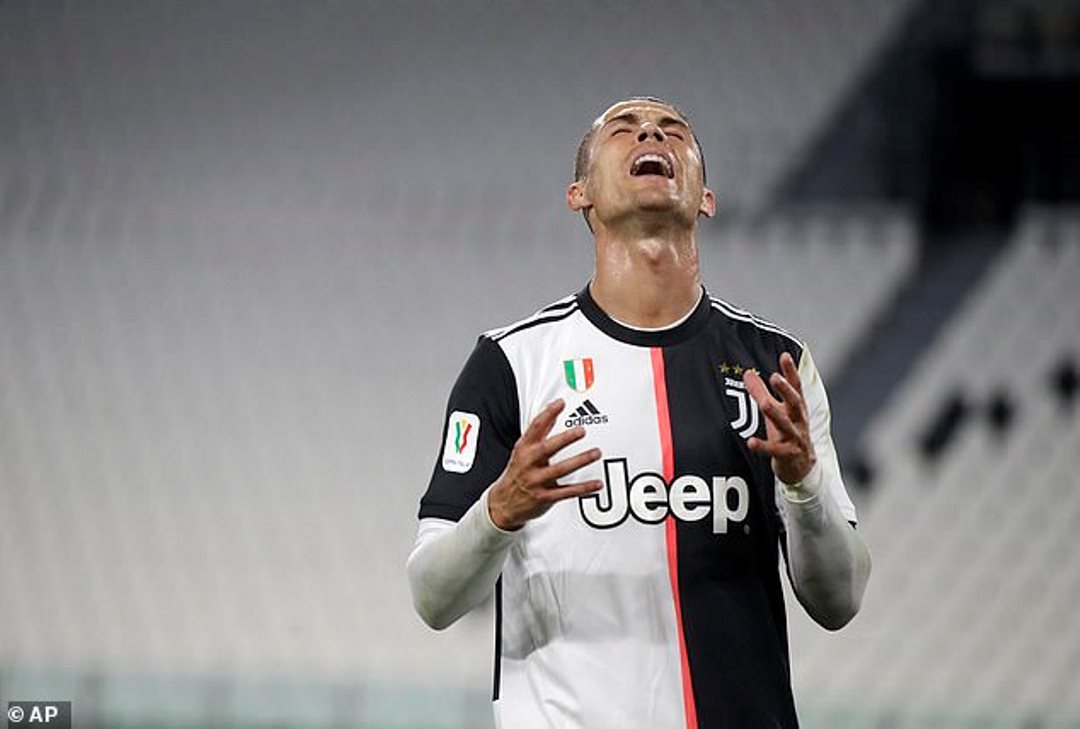 Cristiano Ronaldo Juventus Mila Coppa Italia 2020