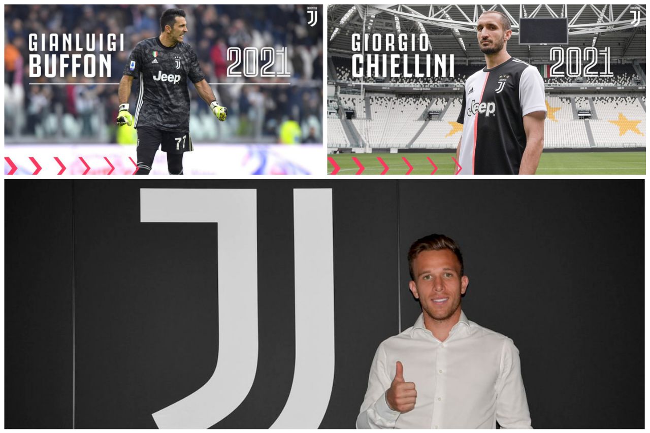 Juventus Buffon Chiellini Arthur