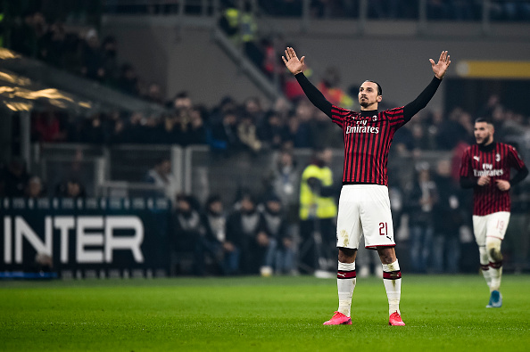 Zlatan Ibrahimovic AC Milan Serie A