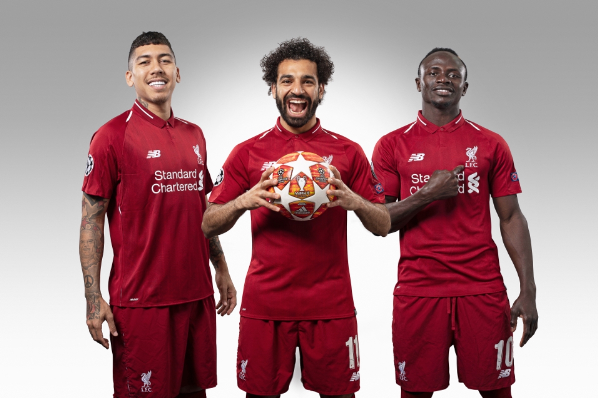 Sadio Mane, Roberto Firmino Mohamed Salah Liverpool Jurgen Klopp