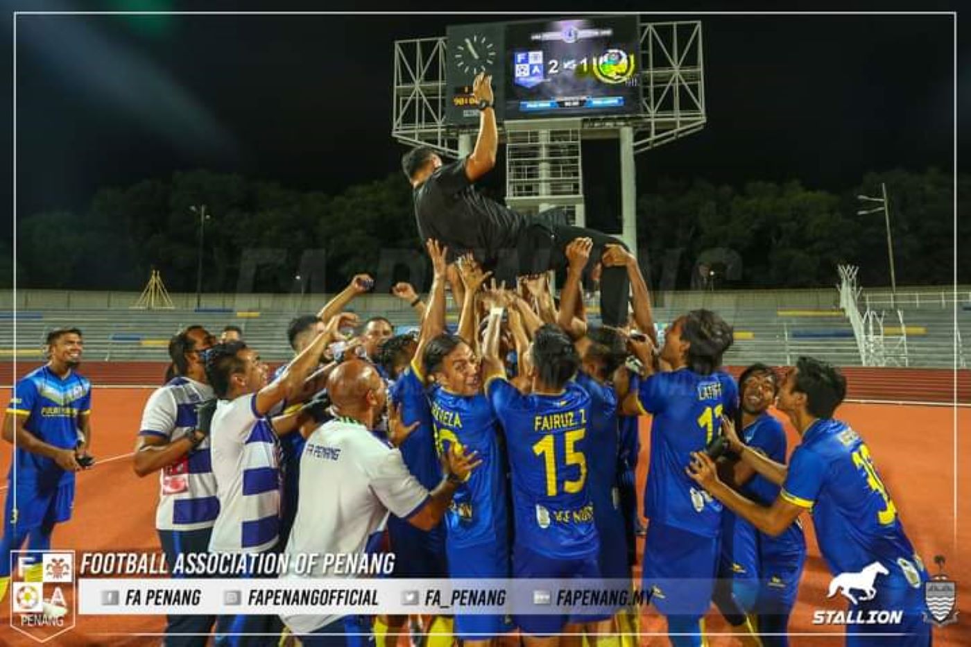 Pulau Pinang layak Liga Super 2021 Manzoor Azwira Penyokong