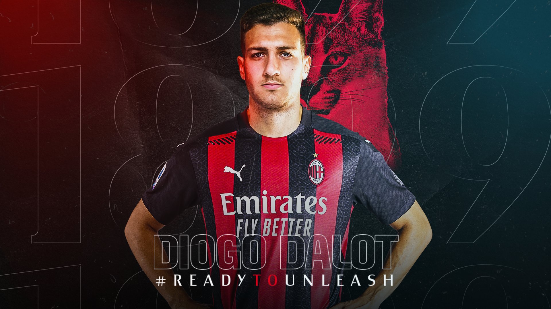 Diogo Dalot AC Milan Itali