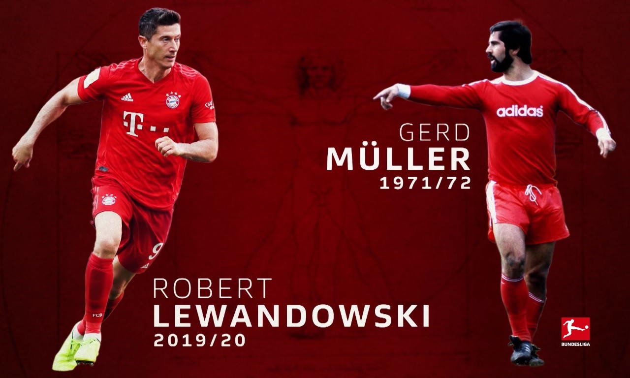 Robert Lewandowski Gerd Muller Bayern Munich