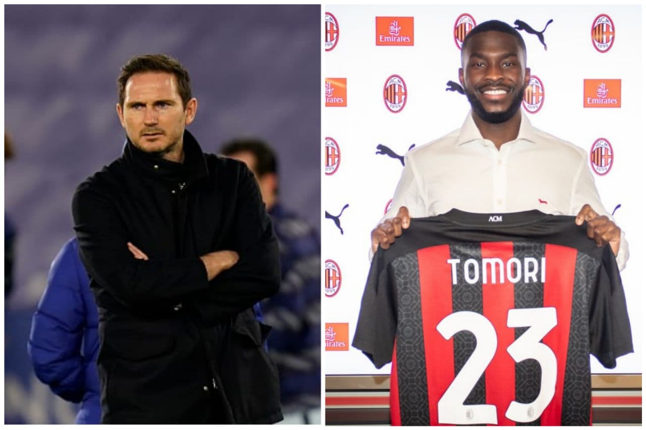 Frank Lampard Chelsea Fikayo Tomori AC Milan