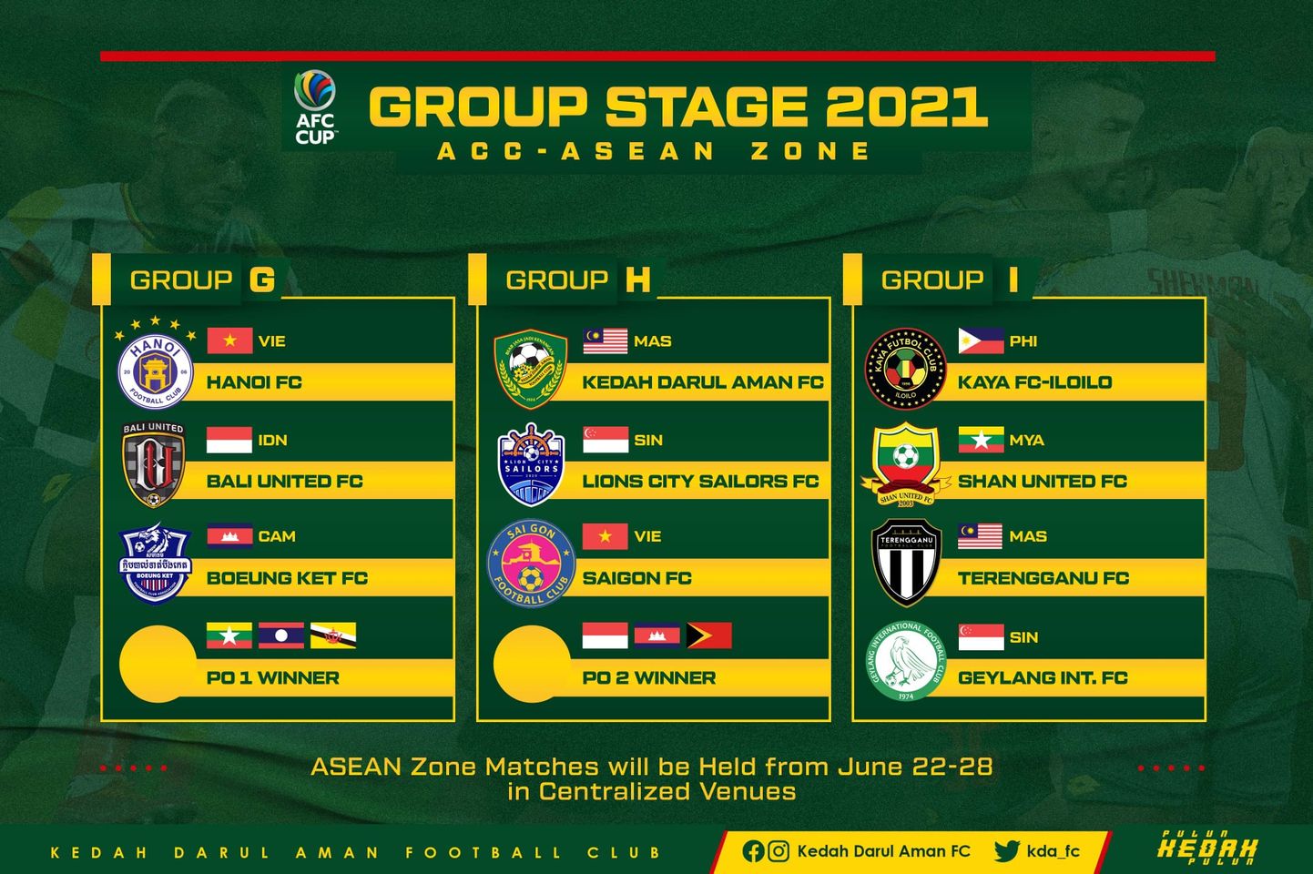 Piala AFC 2021 Kedah Terengganu