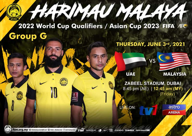 Malaysia vs uae 2021 result