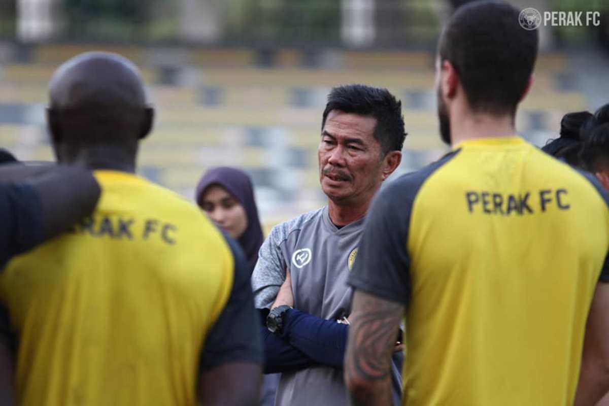 Chong Yee Fatt Perak FC latihan KL City Liga Super 2021