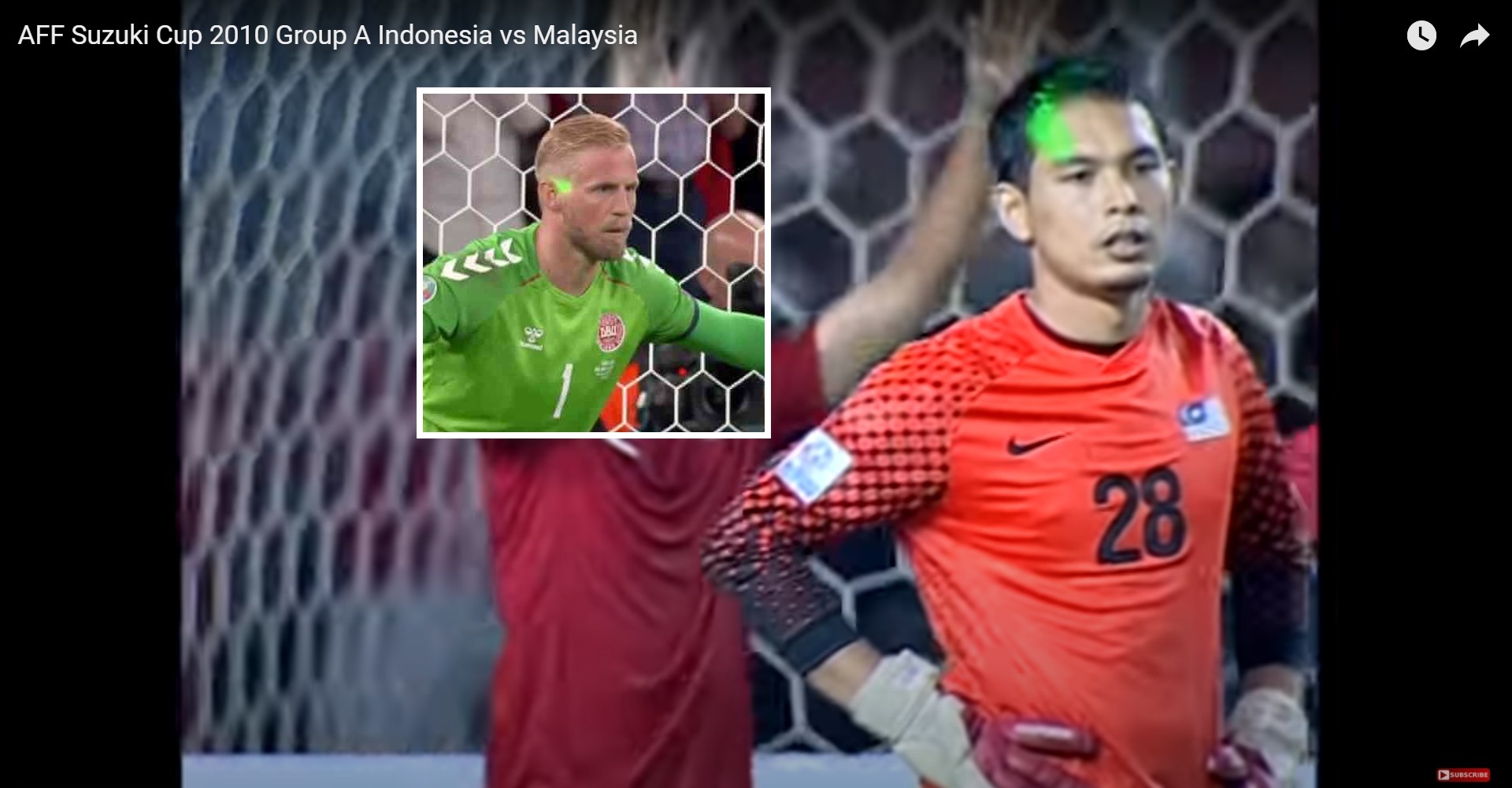 Malaysia Indonesia Piala AFF 2010 Laser Sharbinee Kasper Denmark England Euro 2020