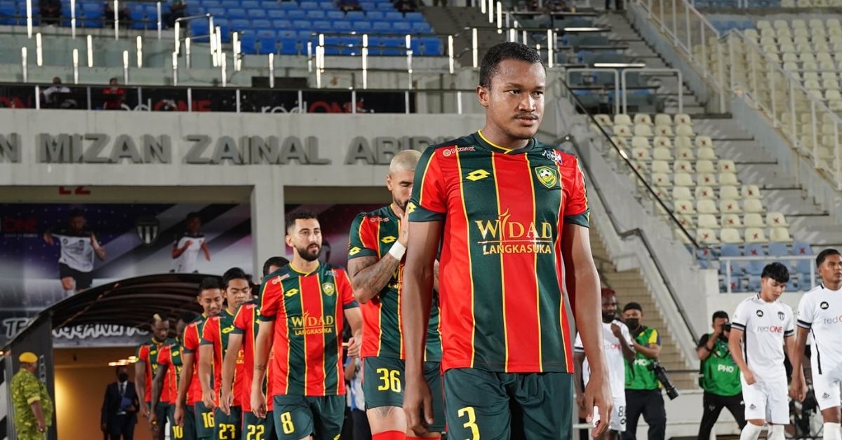 Rodney Calvin Kedah Terengganu Liga Super 2021 cedera