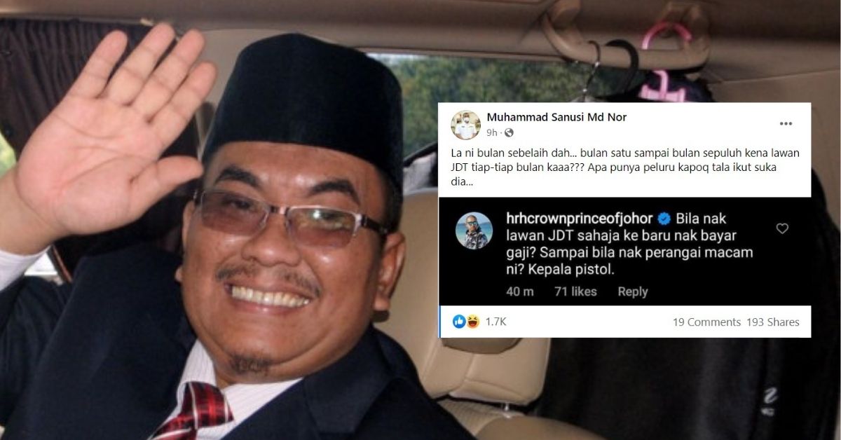 Sanusi Md Nor Presiden Kedah DA FC TMJ